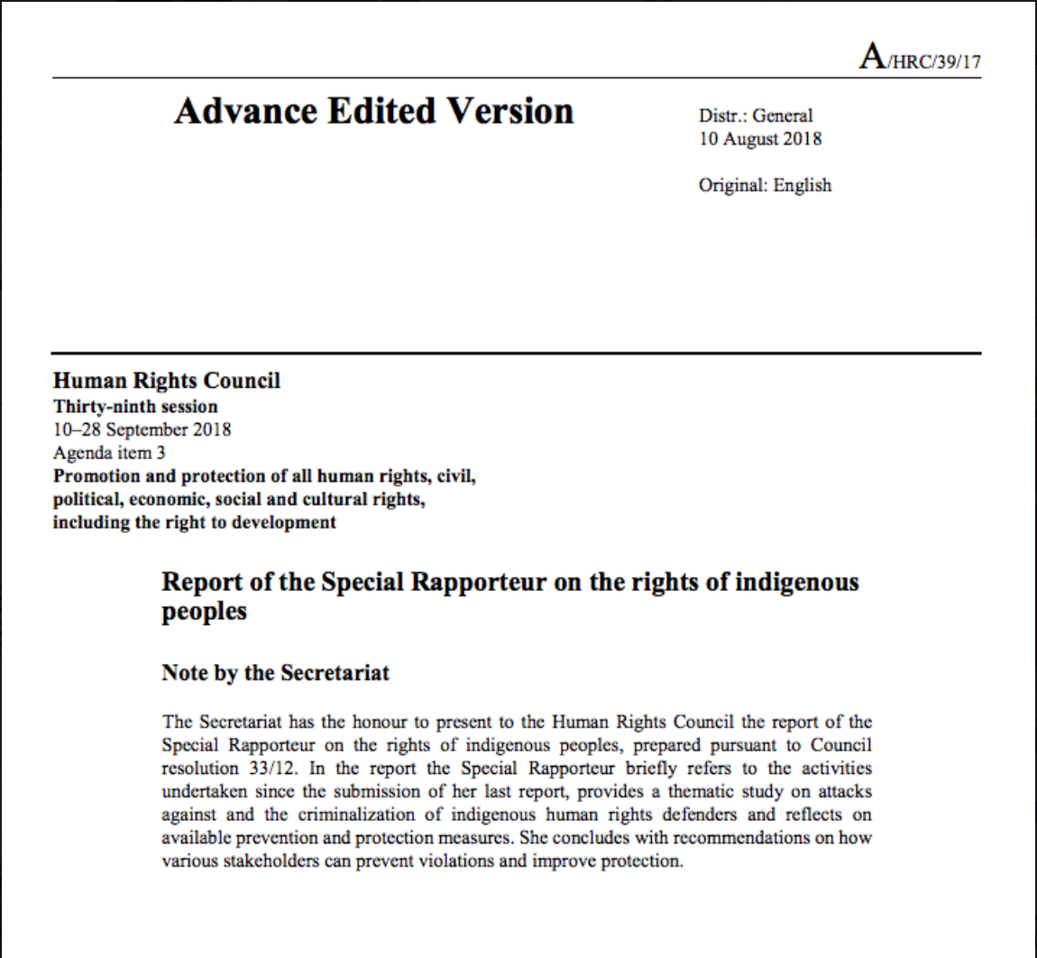 Victoria Tauli Corpuz, UN Special Rapporteur On The Rights Of ...