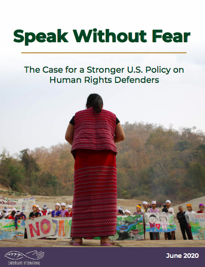 Speak Without Fear: The Case for a Stronger U.S. Policy on Human Rights Defenders