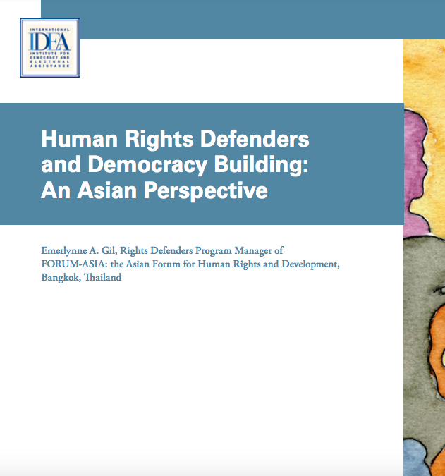 Human Rights Defenders and Democracy Building: An Asian Perspective
