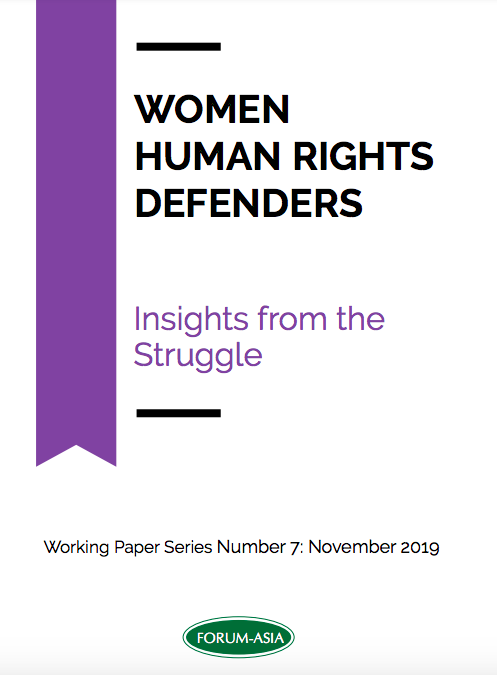 Women Human Rights Defenders: Insights from the Struggle